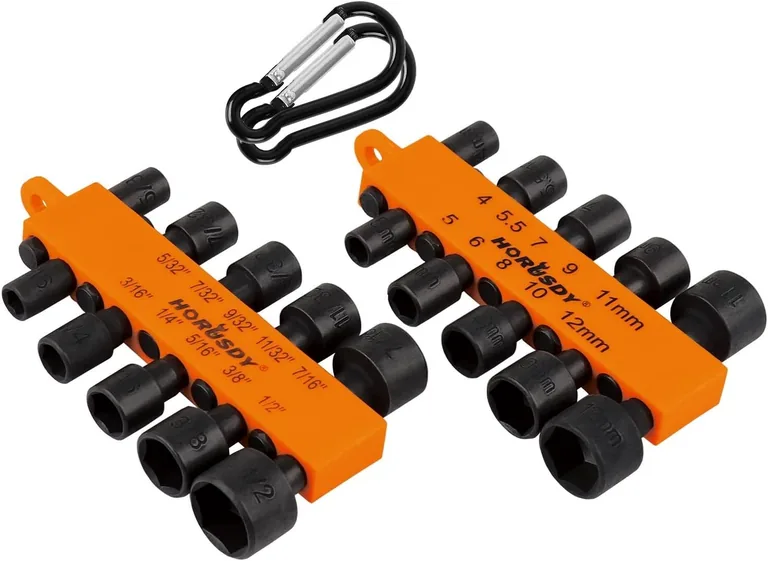 22-Piece SAE & Metric Nut Driver Set