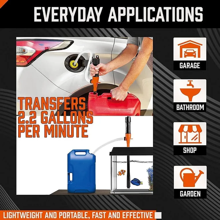 Battery-Powered Liquid Transfer Pump — check the container fit
